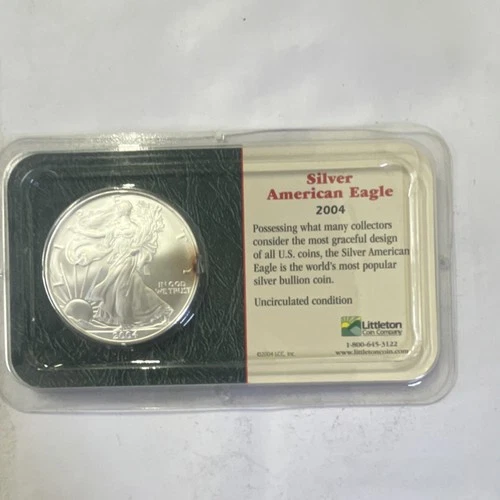 U.S. Mint 2004 American Eagle 1 oz Silver Coin .999 Business Strike