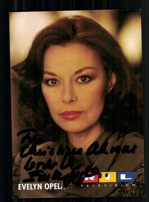 Evelyn Opela RTL  Autogrammkarte Original Signiert ## BC 227291