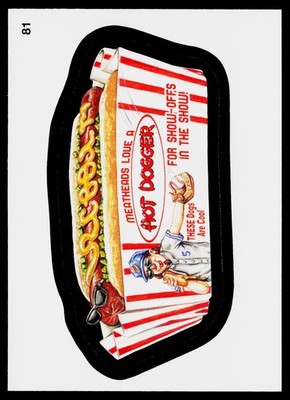 2016 Topps MLB Wacky Packages #81 Hot Dogger