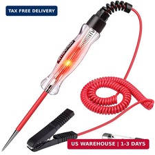 Professional LED Bulb Automotive Circuit Tester, 6-24V Test Light with Large All
