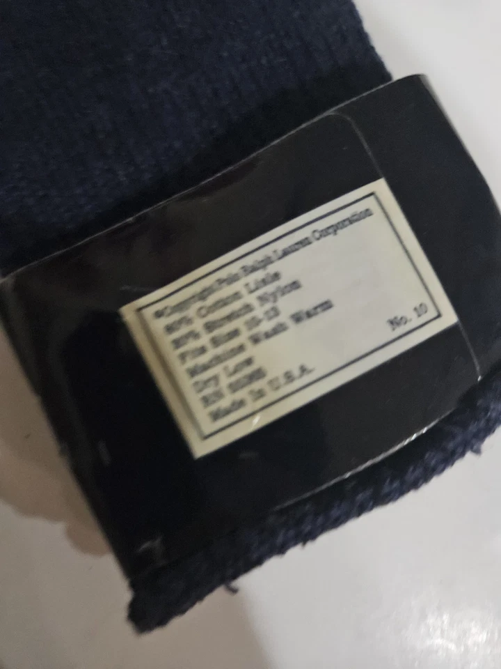 LOTE DE 2 Calcetines Polo Ralph Lauren VERDE De Colección Para Hombre con Logo Pony Talla 10-13 EE. UU. Foto 4 de 4