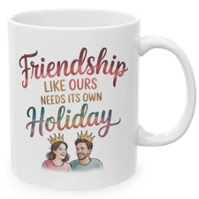 Friendship Like Ours Holiday Mug – Funny Friendship Coffee Cup Gift for Best Fri
