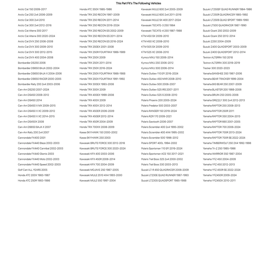 CST Ambush Tire 22x10-10 For CAN-AM DS250 2007-2023 — 第 2/3 张图片