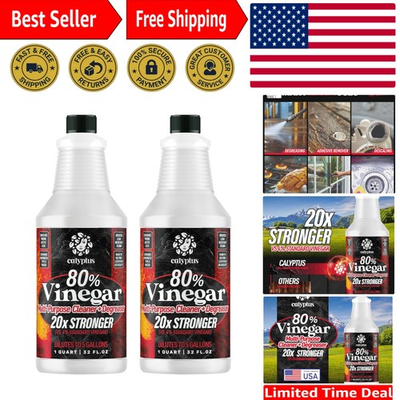 #ad Technical Grade 80% Pure Vinegar Easy Dilution for Home amp; Outdoor Cleaning $49.99