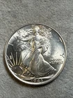 1943 Walking Liberty Half Dollar 50C Silver Coin BU Nice Luster BU UNC 8142