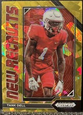Tank Dell 2023 Panini Prizm Draft Picks New Recruits #NR-25 Gold Ice Prizm