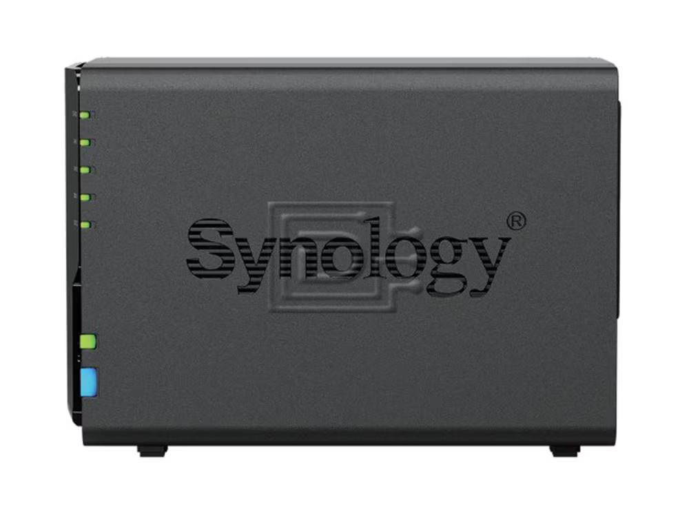 Synology DiskStation DS224 2-Bay SATA Quad Core Encrypted NAS Server w 2x SATA SSDs 3