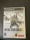 metal gear solid 3 ps2 single disc from essential set