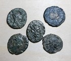 New ListingLot Of 5 Ancient Roman Empire Coins Radiate Crown Antoninianus Barbarous