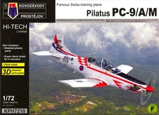 KP Models 1/72 PILATUS PC-9 A/M Swiss Trainer with 3D Printed Detail Parts