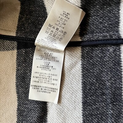 Mens chic BRIT by BURBERRY pea coat/donkey jacket Size S. | eBay