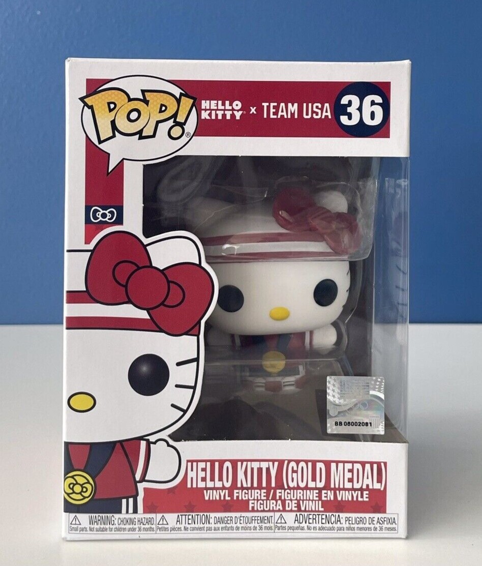 Funko Pop! Team Usa - Hello Kitty (Gold Medal) #36 Vinyl Figure