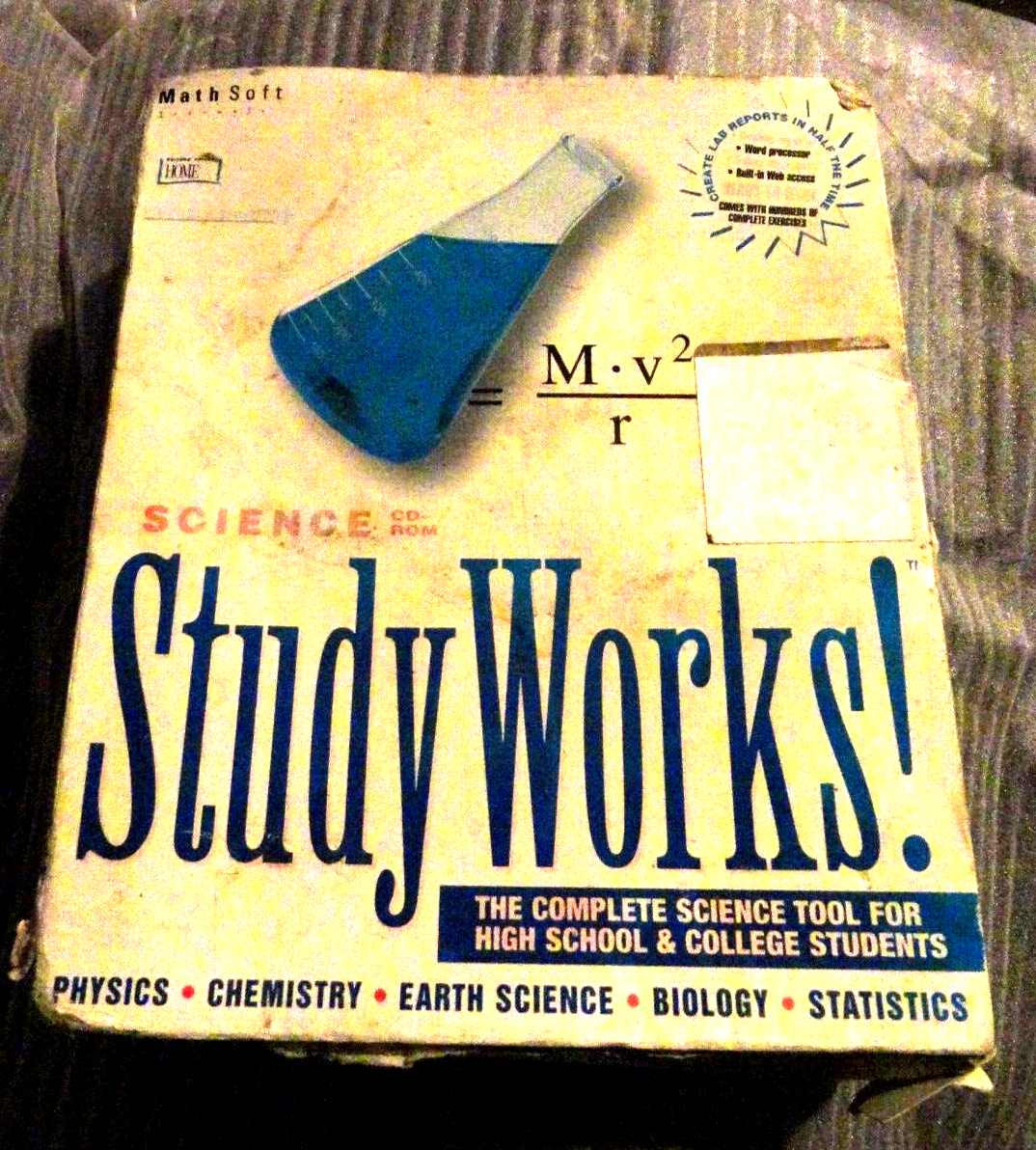 Vintage Math Soft Software Science CD-Rom Study Works! | eBay