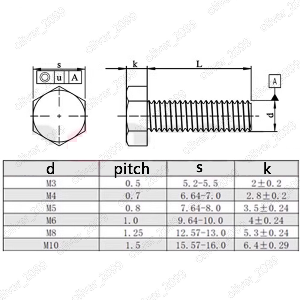 PFA Perfluoroalkoxy resin Plastic Hexagon Head Screws Cap Head Bolts M4/M5/M6/M8