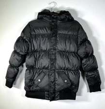 Appaman Kid's Size 14 Black Down Insulated Puffer Coat New with Tags