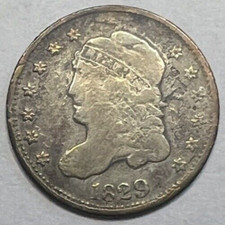 1829 Capped Bust Half Dime    LB22-7