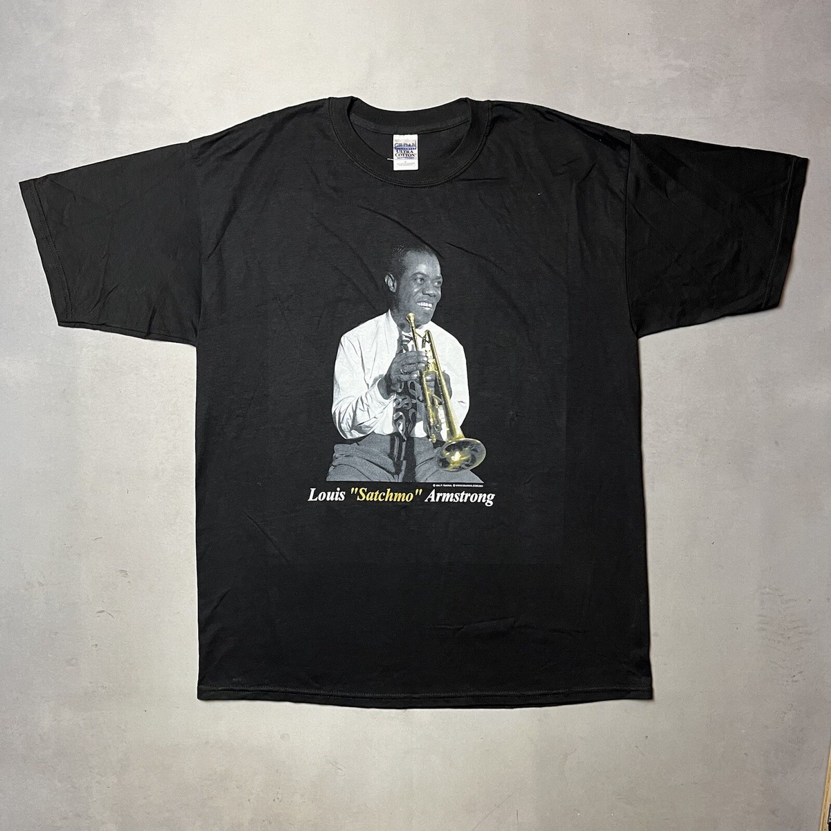 ルイ・アームストロング SATCHMO Tシャツ ミュージックTシャツ 古着 90's 00's Louis Armstrong House Museum ルイアームストロング