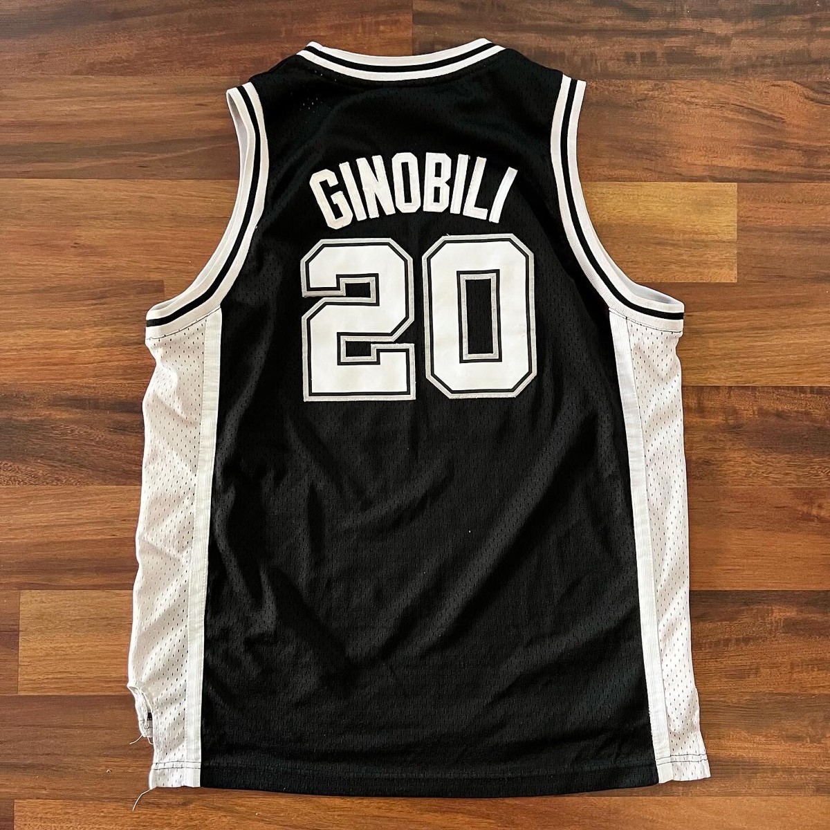 【REEBOK】バスケシャツ NBA サンアントニオ・スパーズ ジノビリ 20 Vintage San Antonio Spurs Manu Ginobili 20 Jersey Size XL