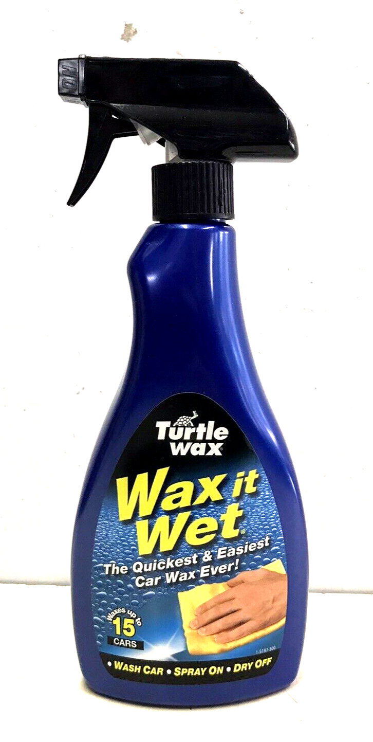 Turtle Wax Wax It Wet Spray Polish Suitable For All Paint Types 500ml