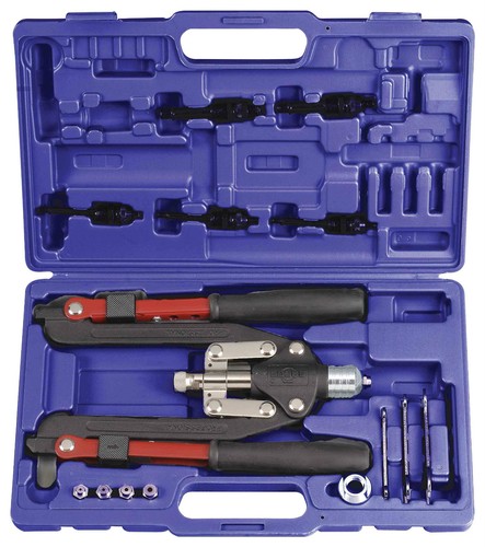 ASTA Two Hand Long Arm Riveter Threaded Blind Nut Riveting Foldable Set ...