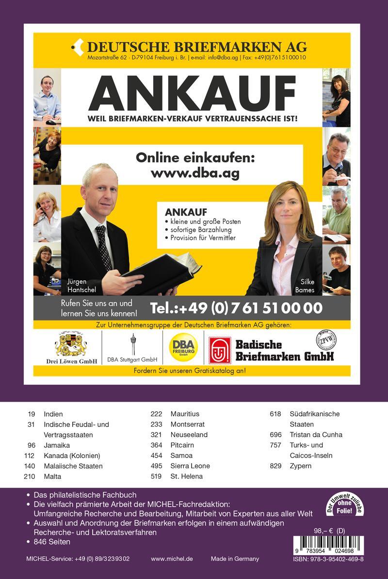 Thumbnail - Britische Kolonien Und Gebiete Michel-redaktion