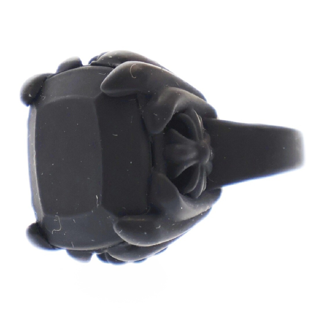 CHROME HEARTS COCL & TAIL PLSTC Ring Cocktail Rubber Black Size 14 