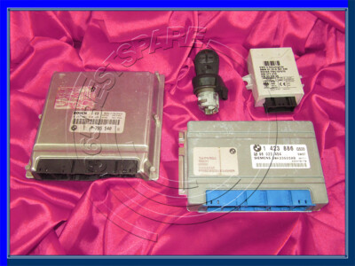 BMW 5 7'er E39 E38 3.0d M57 Diesel Motor Steuergerät Set DDE EGS EWS Zündschlüssel Schloss