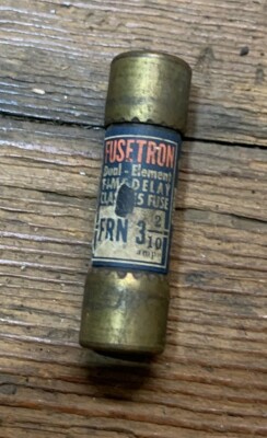FUSETRON FRN  3-2/10 DUAL ELEMENT TIME DELAY FUSE 250V TESTED WORKS LOT OF 4