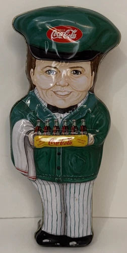 Coca-Cola Delivery Man Tin Vintage 1999 Collectible Coke 9x4x2"