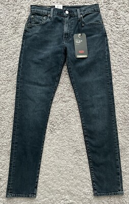 New Levi's Premium 512 Slim Taper Jeans Dark Wash Men's Size 29 x 31 See Details