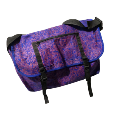 90s POP SHOP Keith Haring Extra Large Messenger Bag Made in 90s POP SHOP Keith Haring Extra Large Messenger Bag Made in