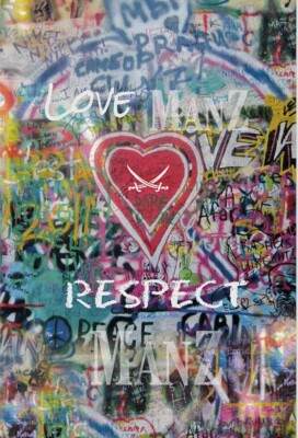 Sansibar Plaid Kuscheldecke ''Respect'', 150x200 cm, moderner Look, UVP 69,95 