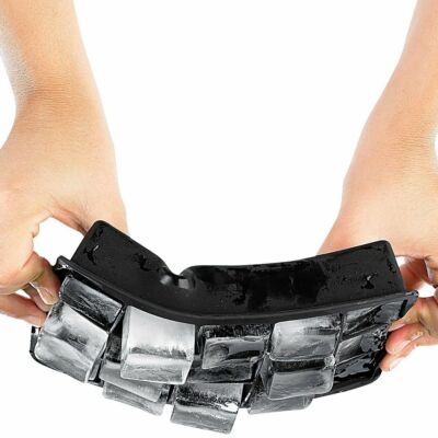 XXL Eiswürfelform aus Silikon Jumbowürfel Riesenwürfel Silikonform 1 Stück