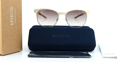 MYKITA Sonnenbrille Model Greta NO.1 SUN 54-20 135 Col029 White Ivor Light Brown