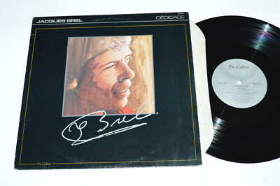 JACQUES BREL Dedicace - Ces Gens-La LP Pro-Culture Canada PPC-5018 Pop Vinyl VG+