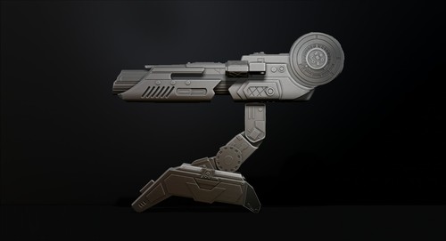 Predator Shoulder Cannon plasma Two Size File for 3D Printer - Model Printing - 第 5/24 張圖片