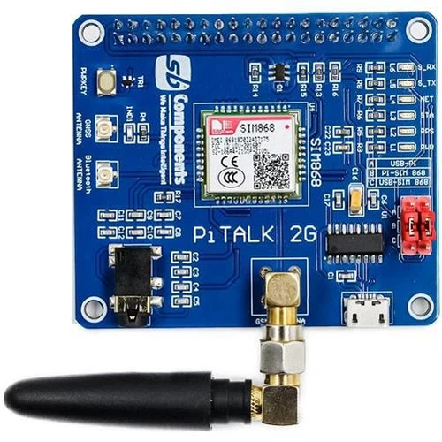 PiTalk 2G HAT IoT Enabled Modular Smartphone 2G HAT for Raspberry Pi 4/3/2/Zero