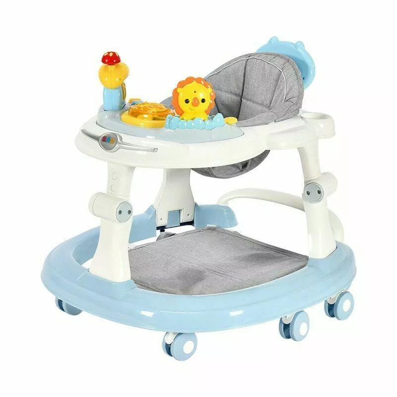 Baby Walker & 6 Wheels Multi-functional Child Walker Seat Aid Assistant  Walker