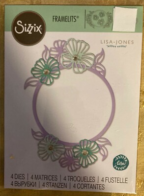 Sizzix Thinlits Metal Die Pack YOU CHOOSE: Florals, Tags, Edges, Borders, More
