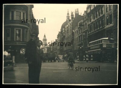 London 1930er - Fleet Street - Foto 8x6cm