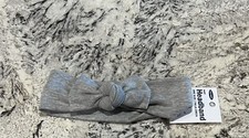 Old Navy Baby Toddler Girls Hair Knit Heather Gray Bow-Tie Headband Headwrap