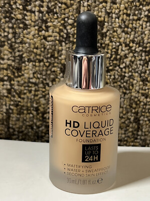 Catrice  24 HR HD Liquid Coverage Foundation ~ 039 WARM DRIFTWOOD
