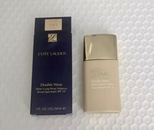 Estee Lauder Double Wear Sheer Long Wear Makeup SPF 19 Color 1W1 Bone 1 Oz NIB