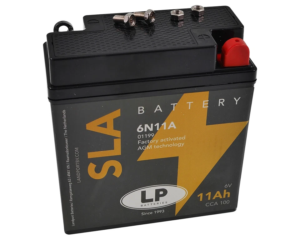 Batterie Gelakku passt für Simson S51 S50 SR50 MZ TS150 ES150 RT125 NSU 6V 11Ah - Bild 2 von 4