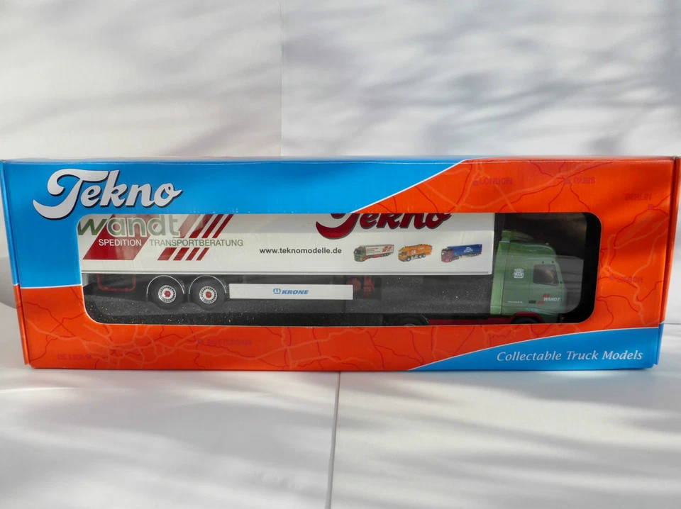 VOLVO FH 03 GL WALL Trailer Truck 1/50 Herpa 80463510 TEKNO 3787A Truck - Image 4 of 4