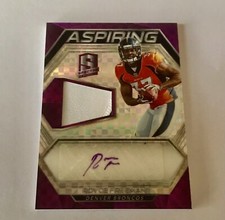 2018 Spectra Royce Freeman Aspiring Neon Purple RPA 32/35
