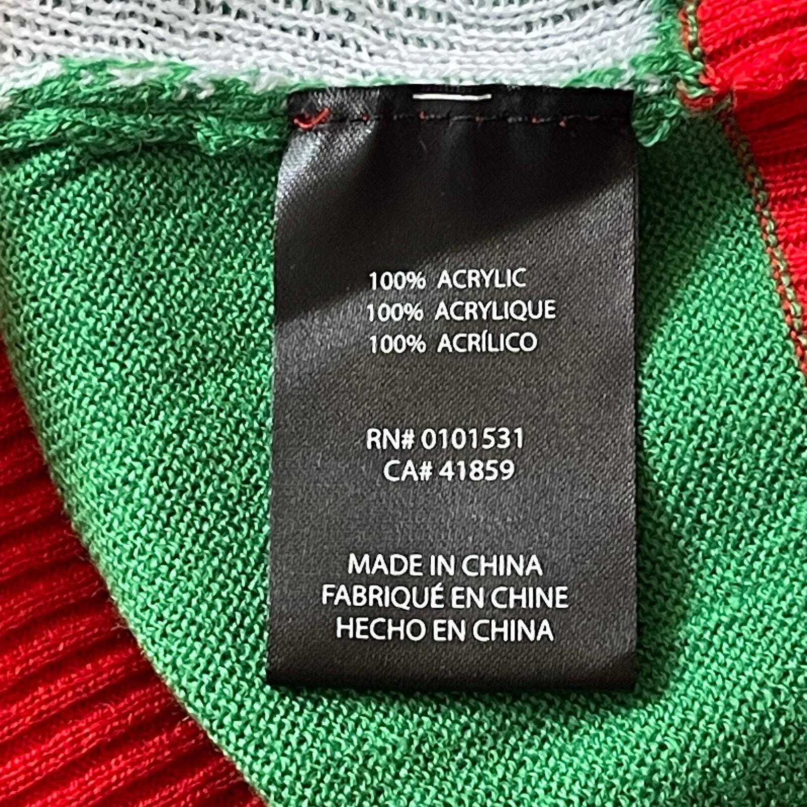 Cheech and Chong Stoner Weed 4:20 Ugly Christmas Sweater Size Medium