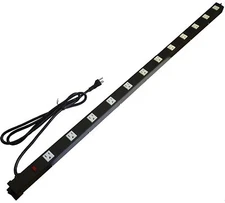 Opentron OT4126 Metal Surge Protector Power Strip 4 Feet 12 Outlet 6 Feet Cord