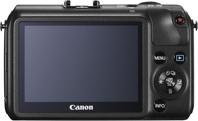 Canon EOS M 18,0 MP Digitalkamera - Schwarz (Kit mit EF-M IS STM 18-55mm...