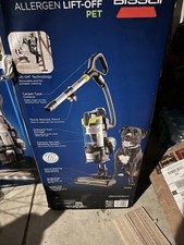 BISSELL Cleanview Allergen Lift-Off Upright Vacuum - Black/Electric Green